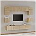 Set Mobili Porta Tv 8pz Rovere Sonoma In Legno Multistrato - Foto miniatura 1