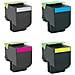 Yellow X Compatible Cx410,cx510-3k#80c2hy0(802hy) - Foto miniatura 1