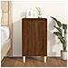 Comodino Rovere Marrone 40x35x70 Cm In Legno Multistrato - Foto miniatura 1