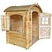 Casetta Legno Per Bambini - Casetta Giocattolo Per Bambini - L112xl146xa145cm / 1,1m2 - Casetta Da Gioco Da Esterno - Casetta Da Giardino Timbela M505-1 - Foto miniatura 4