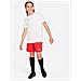 T-Shirt Dry Park Vii Jr Bv6741-103 Bambino Taglia Xs Colore Bianco /Rosso - Foto miniatura 2