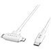 CAVO RIC /TRASF.DATI APPLE HYPER WH USB-C TO USB-C LIGHTNING 60W WHITE - Foto miniatura 5