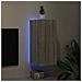 Mobile TV a Parete con Luci LED Grigio Sonoma 30,5x35x70 cm - Foto miniatura 3