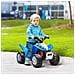 Quad Elettrico per Bambini 18-36 Mesi con Luci LED, Clacson e Pedali, 65.5x38.5x43.5 cm, Blu - Foto miniatura 4