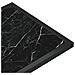 Lusso Casadino -  Tavolino Per Computer Marmo Nero 50x35x65 Cm Vetro Temperato - Foto miniatura 4