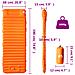 Materasso Campeggio Autogonfiabile Cuscini 1 Persona Arancio - Foto miniatura 6
