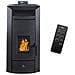 Stufa A Pellet Idraulica Ermetic Kleona 22,7 Kw Bordeaux - Foto miniatura 4