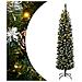 Albero di Natale Artificiale Sottile con 300 LED 180 cm - Foto miniatura 1