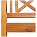 Panchina da Giardino 150x56x90 cm Legno Massello di Acacia - Foto miniatura 7