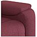 Poltrona Massaggiante Reclinabile Rosso Vino in Tessuto - Foto miniatura 9