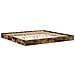 Letto con libreria Quercia Affumicata 180x200 cm Legno Ingegnerizzato - Foto miniatura 4
