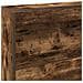 Letto con libreria Quercia Affumicata 180x200 cm Legno Ingegnerizzato - Foto miniatura 9