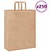 Sacchetti di Carta 250 pz con Manici Marrone 32x12x42 cm - Foto miniatura 1