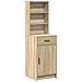 Armadio alto Rovere Sonoma 40x41x135 cm Legno ingegnerizzato - Foto miniatura 1