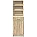 Armadio alto Rovere Sonoma 40x41x135 cm Legno ingegnerizzato - Foto miniatura 6