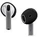 Cuscinetti Auricolari In Silicone Per Apple Airpods 4 - Set Da 2 Paia: Comfort E Protezione Black - Foto miniatura 1