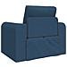 Divano Letto 2-in-1 Blu 98x71x83 cm Tessuto - Foto miniatura 7