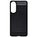 Custodia B-case Tpu Silicone Cover Case Per Samsung Galaxy S25 Edge 5g Carbon Metal Black - Foto miniatura 2