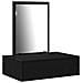 Tavolo da Toeletta a Muro in Rovere Nero 60x40x70 cm - Foto miniatura 1
