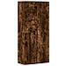 Scarpiera Rovere Fumo 80x39x178 cm in Legno Multistrato - Foto miniatura 1