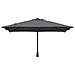Ombrello da giardino Antracite 248.5 x 247.5 x 160 cm Tessuto - Foto miniatura 4