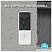 Videocitofono Wireless Con Copertura Antipioggia Bianca E Trasparente: Hd, Audio Bidirezionale, Visione Notturna - Foto miniatura 3