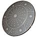 Soffione Stondato Anticalcare D.25 Cm   Serie Ninfea - 25 Cm Cromo A Magazzino - Foto miniatura 1