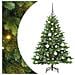 Albero di Natale artificiale con 150 LED Verde 120 cm PE e PVC - Foto miniatura 1