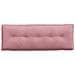Cuscino per Schiena Rosa 140 x 50 cm Tessuto in Cords - Foto miniatura 6