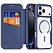 Cover con Tapa per iPhone 17 Pro Max - Pelle /PU, Blu, MagSafe - Foto miniatura 2