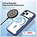 Cover con Tapa per iPhone 17 Pro Max - Pelle /PU, Blu, MagSafe - Foto miniatura 3