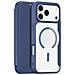 Cover con Tapa per iPhone 17 Pro Max - Pelle /PU, Blu, MagSafe - Foto miniatura 1