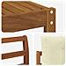 Set di divani da esterno con cuscino 7 pcs Naturale e Crema - Foto miniatura 6