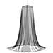 Zanzariera per letto 156 maglia 156 maglia Nero Ø56 x 220 cm - Foto miniatura 5