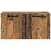 Mobile Porta TV da Muro Legno antico 59,5 x 31 x 30 cm - Foto miniatura 4
