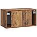 Mobile Porta TV da Muro Legno antico 59,5 x 31 x 30 cm - Foto miniatura 6