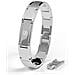 Bracciale Da Uomo Premium ""impact"" In Acciaio Chirurgico 316l, Argento, 23 Cm - Foto miniatura 1
