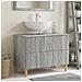 Armadio per Lavabo da Bagno DELFT Sonoma grigio 82 x 41 x 59 cm - Foto miniatura 2
