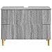 Armadio per Lavabo da Bagno DELFT Sonoma grigio 82 x 41 x 59 cm - Foto miniatura 4