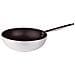 Wok Fondo Svasato Diametro 32 cm - Linea Alluminio Platinum 5 mm - Foto miniatura 2