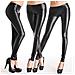 Legging Pantalone Da Donna Nero Effetto Pelle Taglia Comodo E Pratico Taglia S / m - Foto miniatura 1