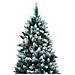 Albero Di Natale Artificiale Con Pigne E Neve Bianca 240 Cm - Foto miniatura 4