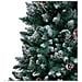 Albero Di Natale Artificiale Con Pigne E Neve Bianca 240 Cm - Foto miniatura 5