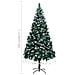 Albero Di Natale Artificiale Con Pigne E Neve Bianca 240 Cm - Foto miniatura 6