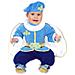 Costume Principe Neonato Taglia 7/9 Mesi Vestito Carnevale - Foto miniatura 1