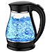 Bollitore Ad 1274 Standard, Plastica, Vetro, Nero / trasparente, 2200 W, Base Girevole A 360°, 1,7 L - Foto miniatura 3