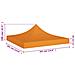 Tetto per Tendone per Feste 3x3 m Arancione 270 g / m² - Foto miniatura 4