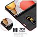 Custodia Compatibile Con Samsung Galaxy A42 In Rosso Mela - Coperchio Protettiva Con Chiusura Magnetica, Funzione Stand E Tasca Per Le Carte - Foto miniatura 5