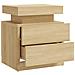 Comodino Rovere Sonoma 45x35x52 cm in Legno Multistrato - Foto miniatura 3