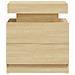 Comodino Rovere Sonoma 45x35x52 cm in Legno Multistrato - Foto miniatura 4